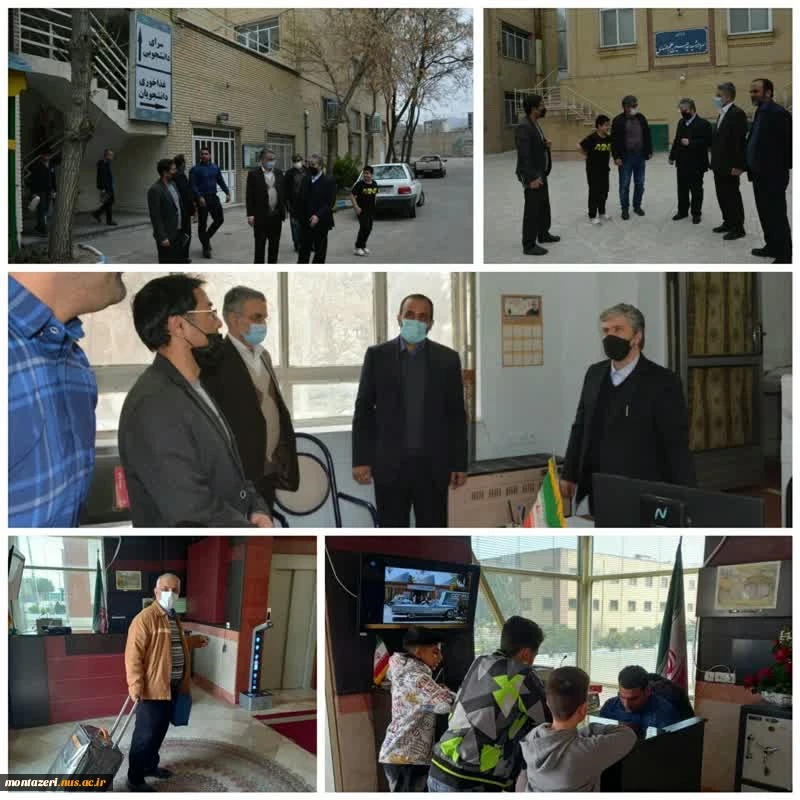 بازید دکترخاتمی ریاست دانشگاه فنی و حرفه ای استان خراسان رضوی ازبررسی روند خدمات رسانی به مهمانان نوروزی دانشگاه فنی و حرفه ای استان
 2