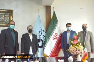 دیدار رییس دانشگاه فنی و حرفه‌ای استان خراسان رضوی با رئیس کارگروه مشارکتها و منابع حمایتی مجمع خیرین توسعه و ترویج آموزش های فنی و حرفه ای استان  3