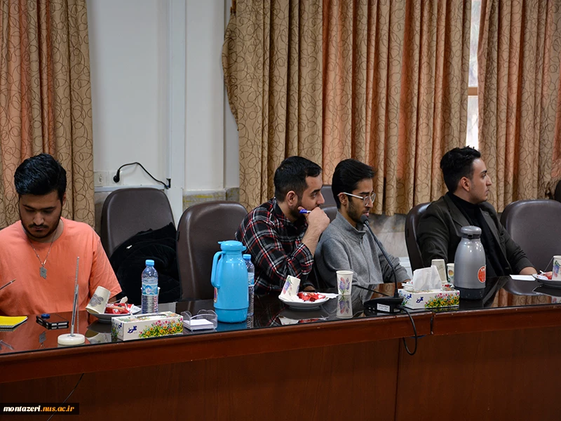 گفتگوی رئیس دانشگاه ملی مهارت استان خراسان رضوی با دبیران و نائب دبیران انجمن های علمی دانشجویی 6
