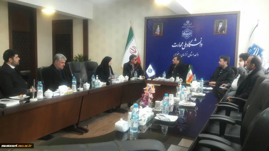 نشست صمیمی معاون فرهنگی وزارت علوم با سرپرست دانشگاه ملی مهارت خراسان رضوی در مشهد 3