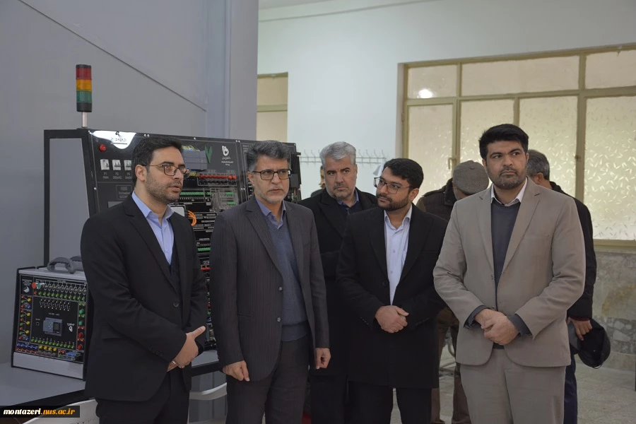 بازدید مدیرکل دفتر پشتیبانی امور فناوری وزارت علوم از حوزه‌های فناوری دانشگاه ملی مهارت مشهد 4