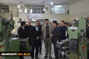 بازدید مدیرکل دفتر پشتیبانی امور فناوری وزارت علوم از حوزه‌های فناوری دانشگاه ملی مهارت مشهد 6