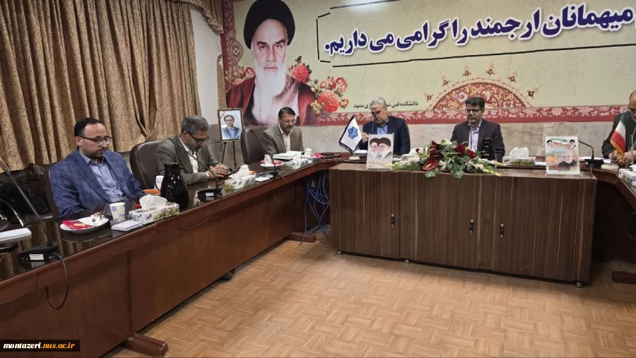 نشست مشترک انجمن‌های علمی دانشکده منتظری با سرپرست دانشگاه ملی مهارت خراسان رضوی 3