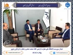 دیدار سرپرست دانشگاه ملی مهارت خراسان رضوی با رئیس خانه صمت خراسان رضوی 2