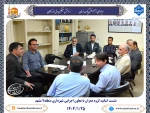 نشست اساتید گروه عمران دانشکده شهید منتظری و معاون اجرایی شهرداری منطقه9 مشهد 2
