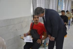 بازدید رئیس دانشگاه ملی مهارت از حوزه برگزاری امتحانات پایان ترم دانشکده شهید منتظری 9