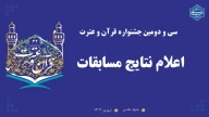 سی و دومین جشنواره قرآن و عترت

اعلام نتایج مسابقات