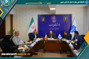 حضور معاون پژوهش و فناوری دانشگاه ملی مهارت کشور در واحد استان خراسان رضوی 10