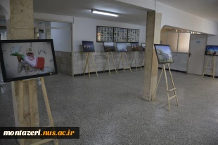 برپایی نمایشگاه عکس مرزبانی به مناسبت هفته دفاع مقدس در دانشکده منتظری 2