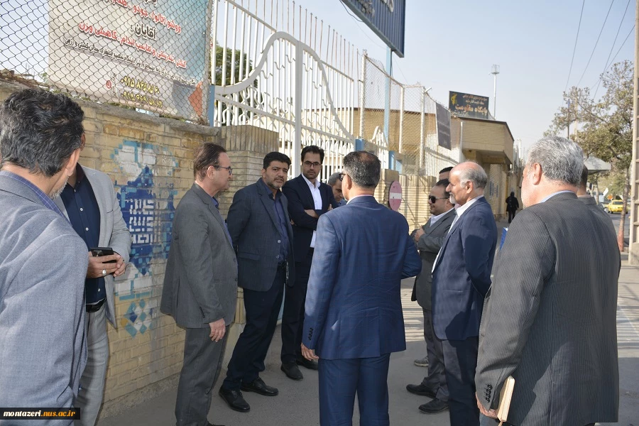 بازدید مدیران حمل‌ونقل و ترافیک شهرداری مشهد از دانشکده شهید منتظری 4