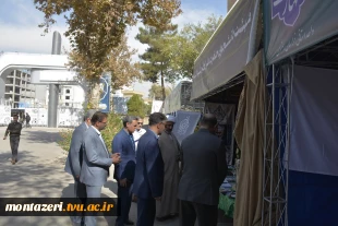 بازدید هیأت رئیسه و مسئولان از غرفه‌های دانشجویی دانشکده منتظری هم‌زمان با آغاز سال تحصیلی 7