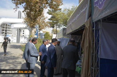 بازدید هیأت رئیسه و مسئولان از غرفه‌های دانشجویی دانشکده منتظری هم‌زمان با آغاز سال تحصیلی 7