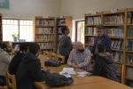 حضور هیأت‌رئیسه دانشکده شهید منتظری در کتابخانه به مناسبت ۲۴ آبان، روز کتاب، کتابخوانی و کتابدار 4