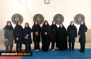 برگزاری مسابقه پرتاب دارت ویژه کارکنان خانم دانشکده شهید منتظری به مناسبت هفته تربیت‌بدنی 3