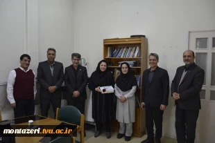 تجلیل از بانوان همکار حوزه آموزش دانشکده به مناسبت میلاد حضرت زهرا(س) و روز زن 2