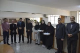 تجلیل از بانوان همکار حوزه آموزش دانشکده به مناسبت میلاد حضرت زهرا(س) و روز زن