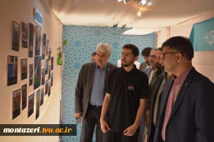 بازدید مسئولین دانشکده شهید منتظری از نمایشگاه «معراج بیعت»
 4