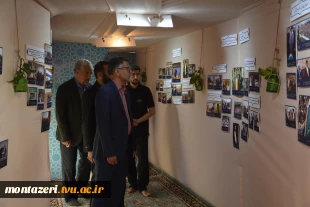 بازدید مسئولین دانشکده شهید منتظری از نمایشگاه «معراج بیعت»
 5