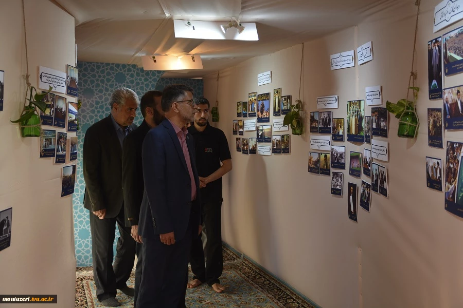 بازدید مسئولین دانشکده شهید منتظری از نمایشگاه «معراج بیعت»
 5