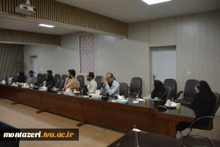 نشست واحدهای فناور مرکز رشد با مسئولین دانشگاه ملی مهارت استان 6
