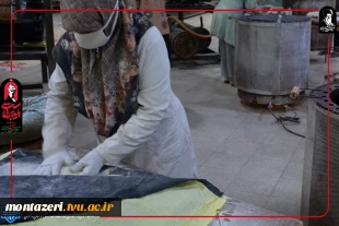 پخت روزانه ۵ هزار قرص نان برای پذیرایی از میهمانان مراسم تشییع رهبر شهید در دانشکده شهید منتظری 2