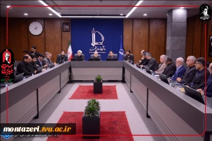 حضور دکتر سعید احمدی در کنار مقام عالی وزارت در جلسه کمیته دانشگاهیان ستاد برگزاری مراسم وداع، تشییع و تدفین آقای شهید ایران 3