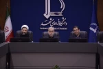حضور دکتر سعید احمدی در کنار مقام عالی وزارت در جلسه کمیته دانشگاهیان ستاد برگزاری مراسم وداع، تشییع و تدفین آقای شهید ایران 4