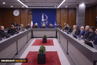 حضور دکتر سعید احمدی در کنار مقام عالی وزارت در جلسه کمیته دانشگاهیان ستاد برگزاری مراسم وداع، تشییع و تدفین آقای شهید ایران 5