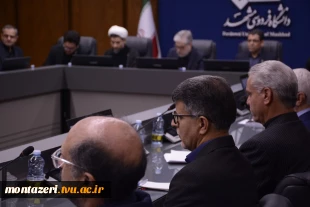حضور دکتر سعید احمدی در کنار مقام عالی وزارت در جلسه کمیته دانشگاهیان ستاد برگزاری مراسم وداع، تشییع و تدفین آقای شهید ایران 8