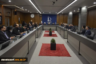 حضور دکتر سعید احمدی در کنار مقام عالی وزارت در جلسه کمیته دانشگاهیان ستاد برگزاری مراسم وداع، تشییع و تدفین آقای شهید ایران 9