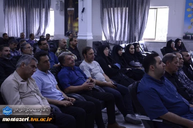 تقدیر رئیس دانشکده شهید منتظری مشهد از عوامل برگزاری مراسم تشییع «رهبر شهید» 3