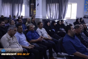 تقدیر رئیس دانشکده شهید منتظری مشهد از عوامل برگزاری مراسم تشییع «رهبر شهید» 3