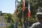 اهتزاز پرچم جمهوری اسلامی ایران همزمان با آغاز سال تحصیلی در دانشکده شهید منتظری مشهد 3