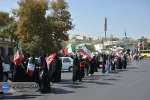 دانشکده شهید منتظری مشهد میزبان امتداد «زنجیره انسانی جان‌فدا» در حمایت از میهن و ایران 5